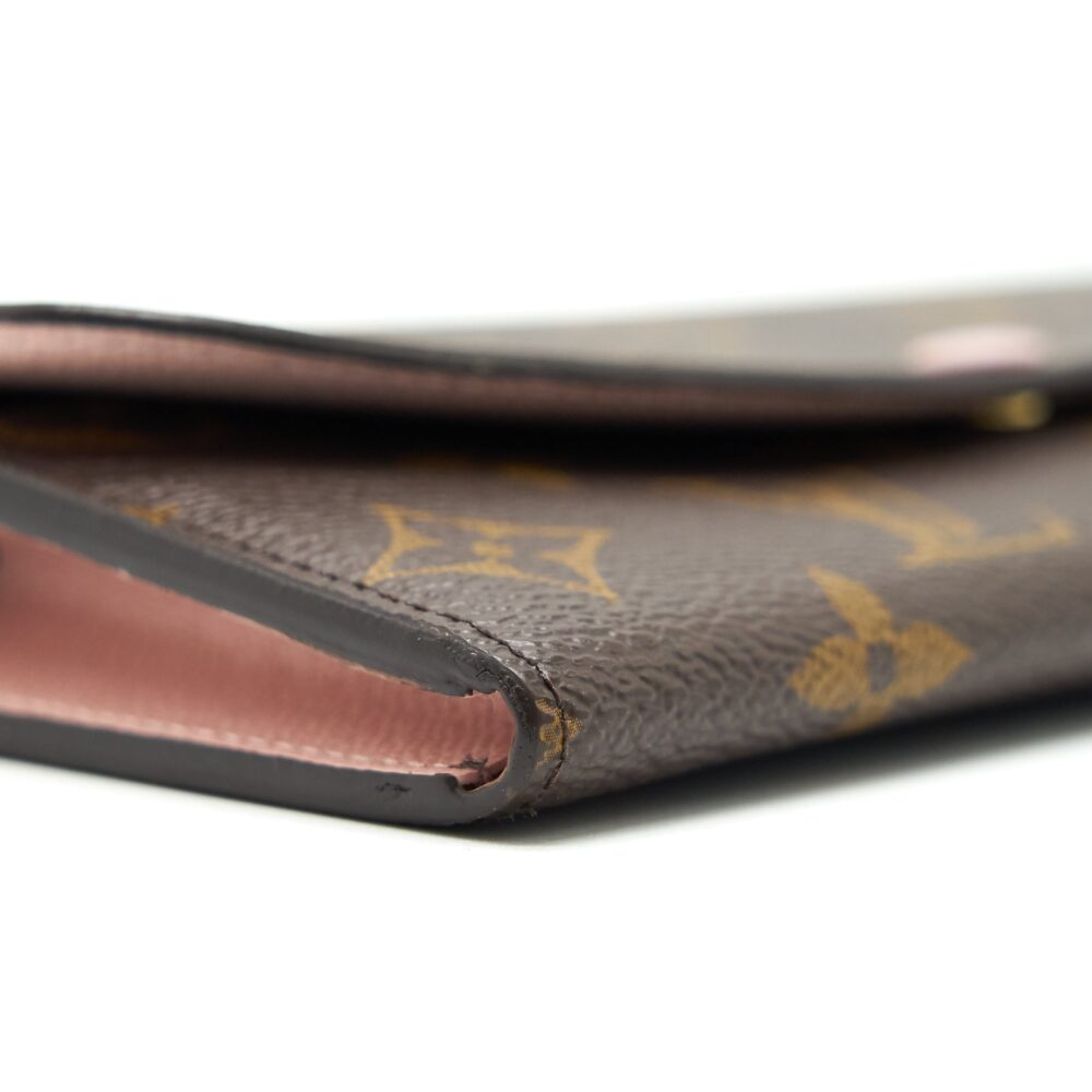 AAA Replica Louis Vuitton LV EMILIE WALLET ROSE BALLERINE