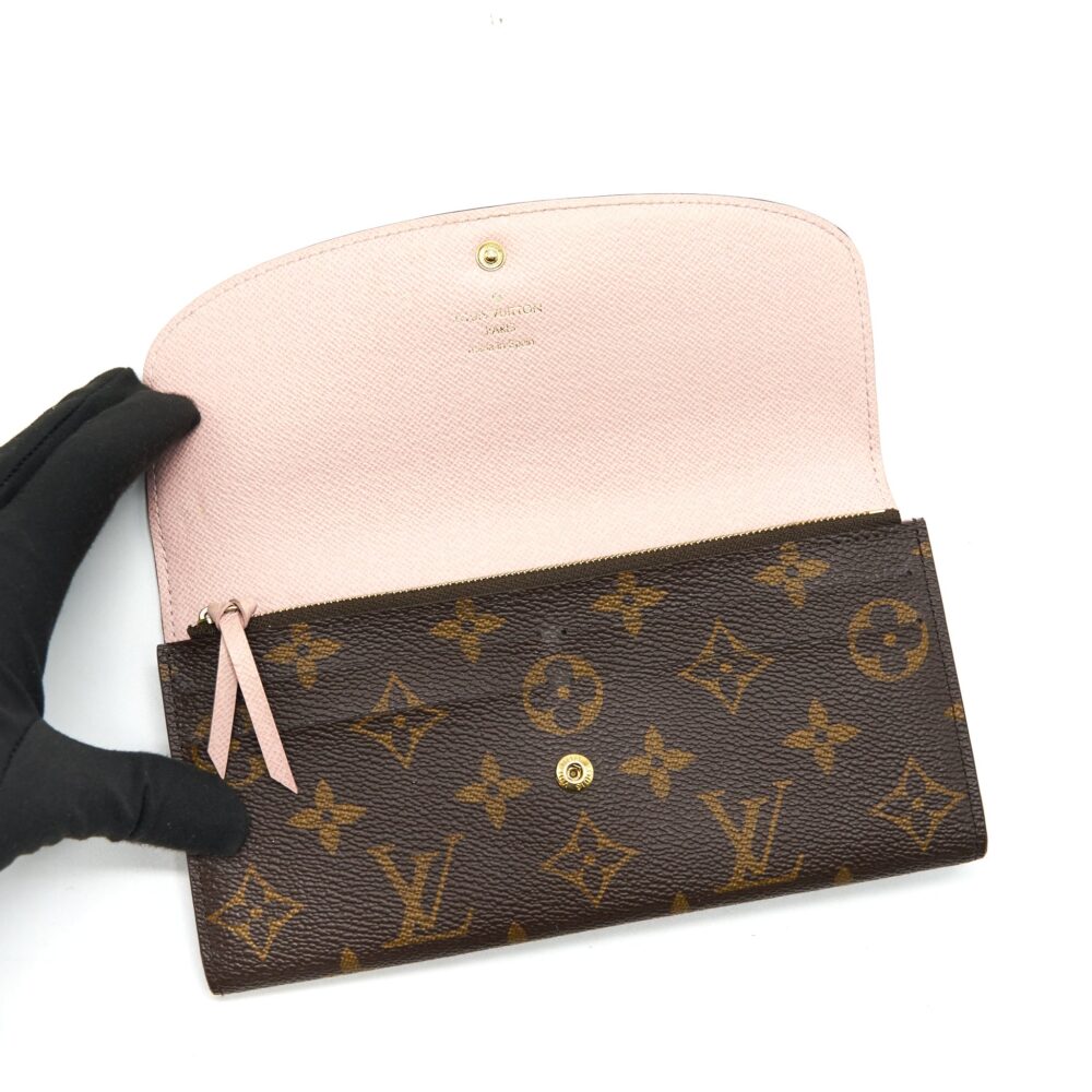 AAA Replica Louis Vuitton LV EMILIE WALLET ROSE BALLERINE