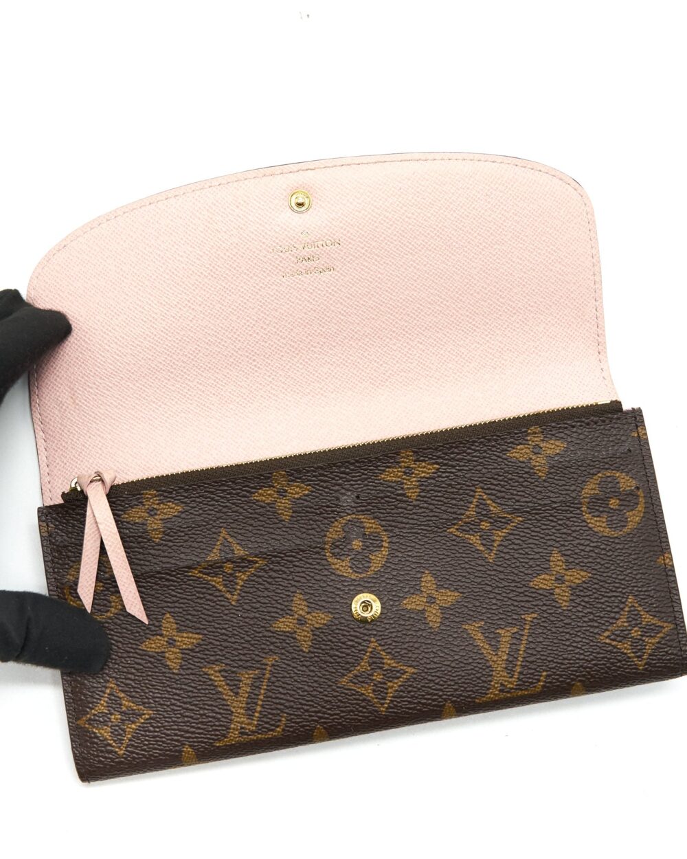 AAA Replica Louis Vuitton LV EMILIE WALLET ROSE BALLERINE