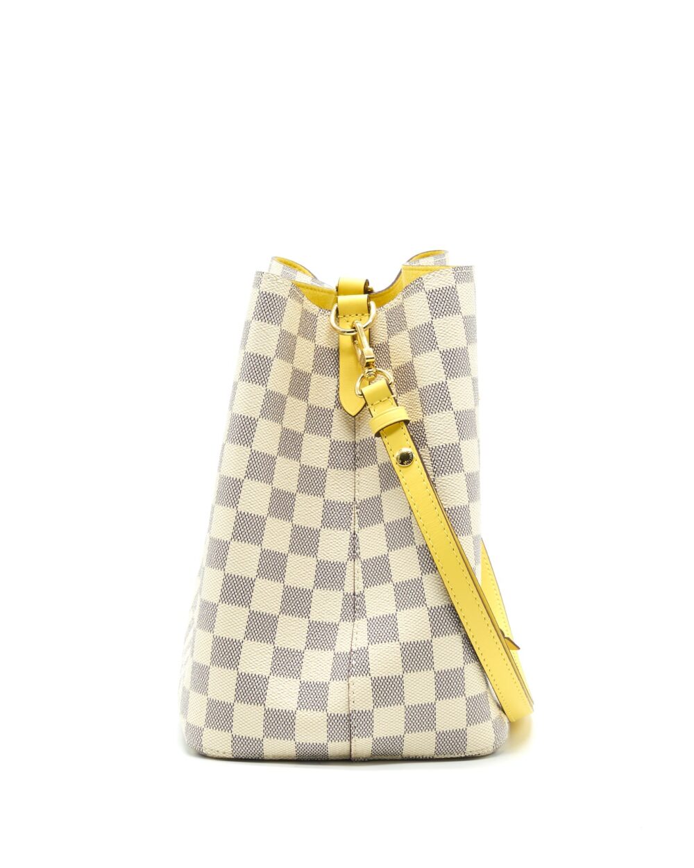 AAA Replica Louis Vuitton LV NEONOE DAMIER AZUR CANVAS YELLOW