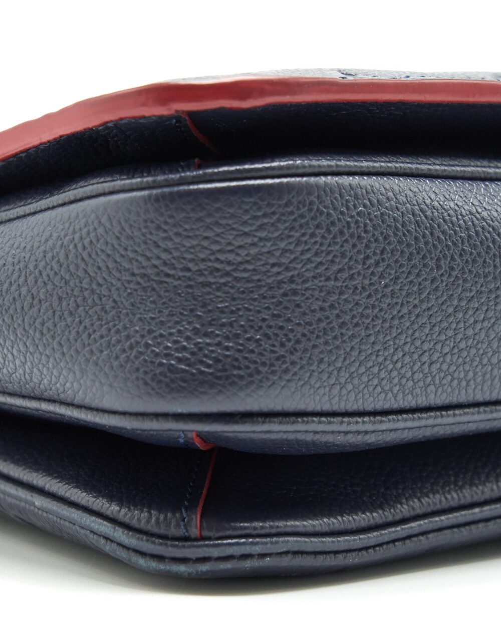 AAA Replica Louis Vuitton LV POCHETTE METIS MONOGRAM EMPREINTE LEATHER MARINE ROUGE