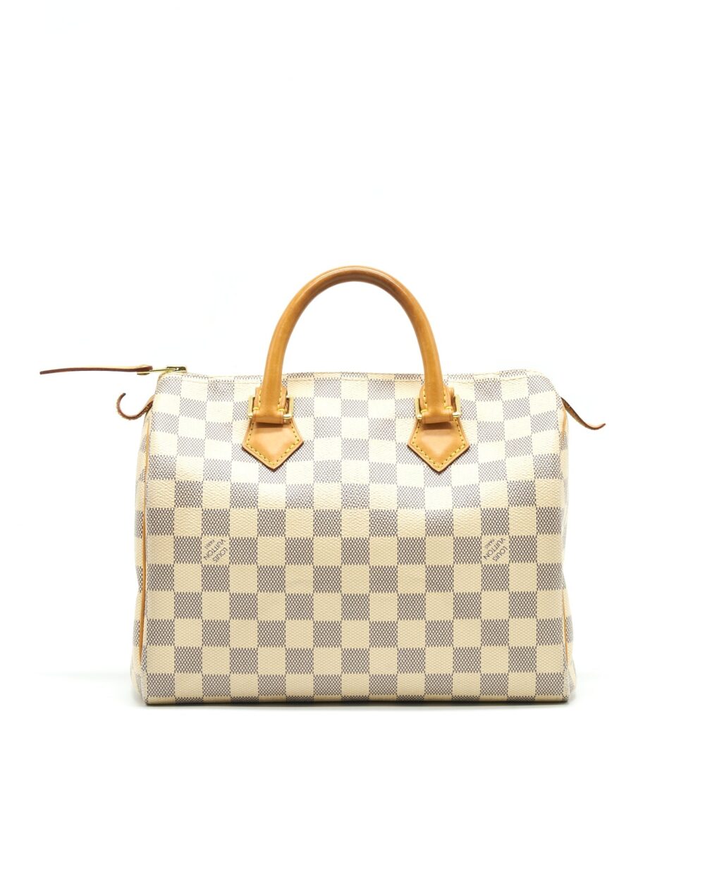 AAA Replica Louis Vuitton LV SPEEDY 25 DAMIER AZUR CANVAS HANDBAG