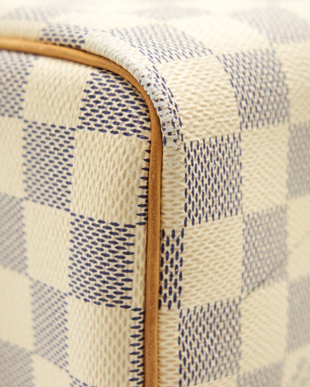 AAA Replica Louis Vuitton LV SPEEDY 25 DAMIER AZUR CANVAS HANDBAG