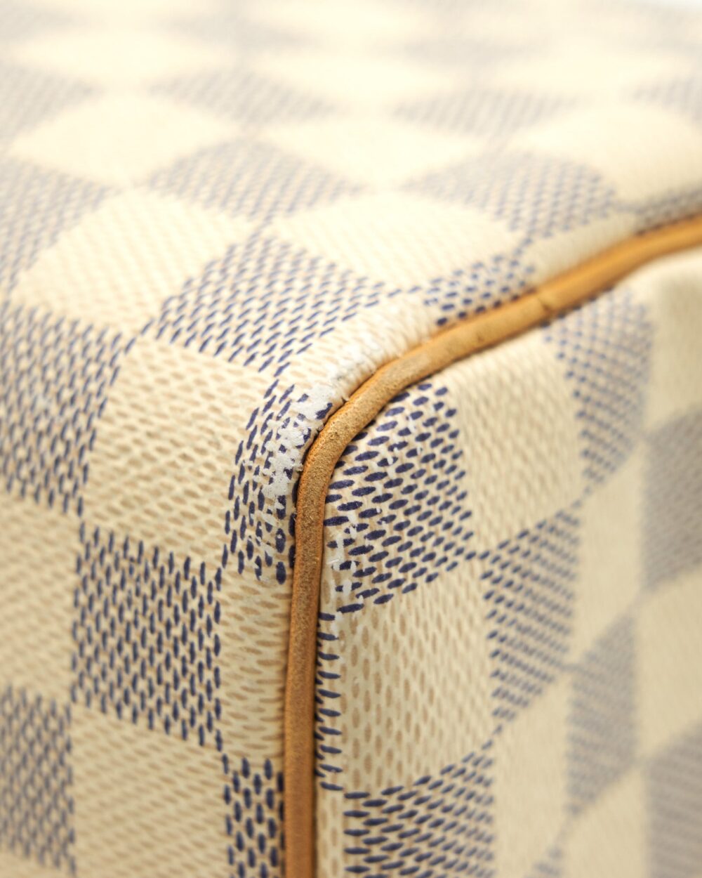 AAA Replica Louis Vuitton LV SPEEDY 25 DAMIER AZUR CANVAS HANDBAG