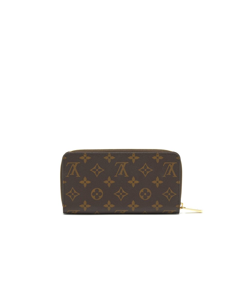 AAA Replica Louis Vuitton LV ZIPPY WALLET MONOGRAM CANVAS BROWN