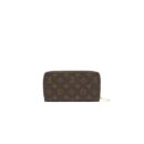AAA Replica Louis Vuitton LV ZIPPY WALLET MONOGRAM CANVAS BROWN