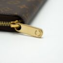 AAA Replica Louis Vuitton LV ZIPPY WALLET MONOGRAM CANVAS BROWN