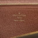 AAA Replica Louis Vuitton LV ZIPPY WALLET MONOGRAM CANVAS BROWN