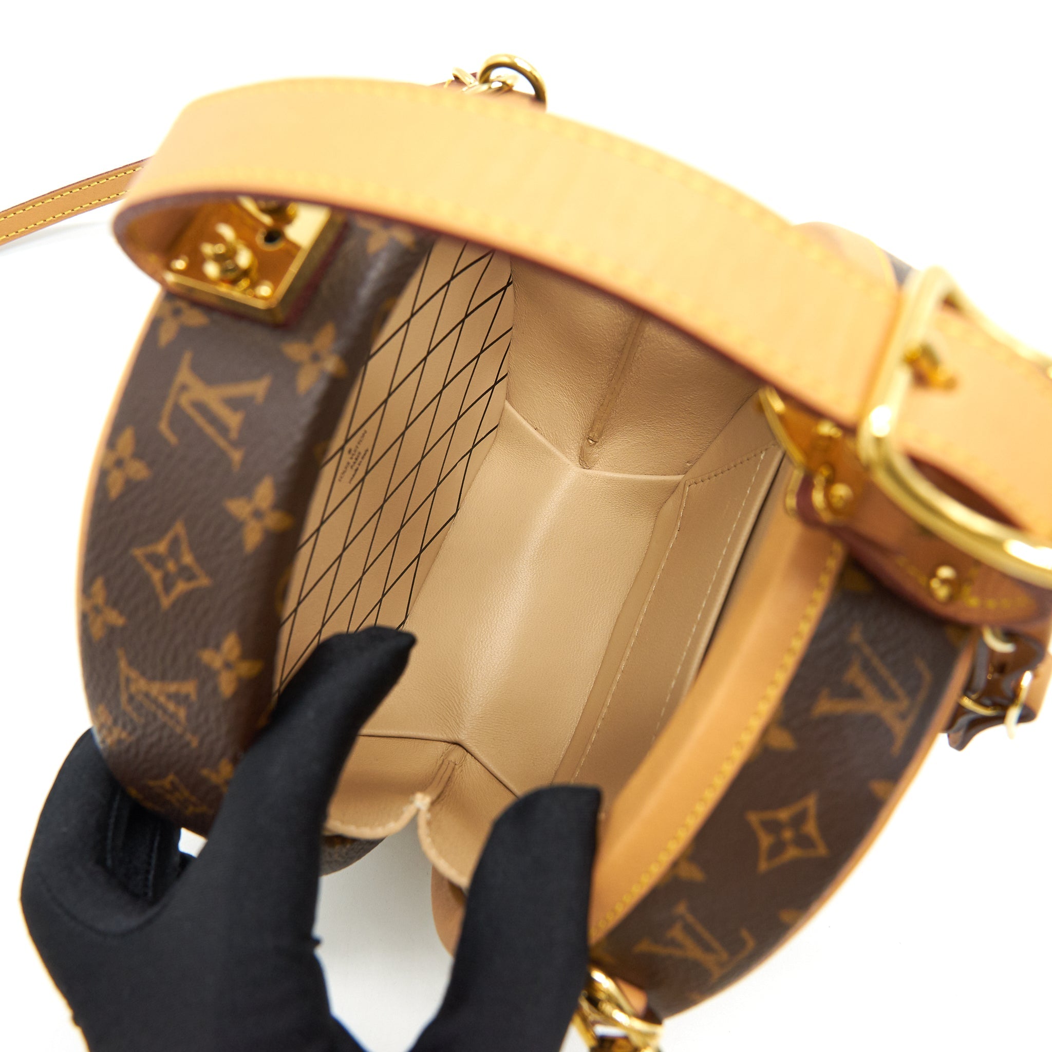 AAA Replica Louis Vuitton LV PETITE BOITE CHAPEAU MONOGRAM CANVAS