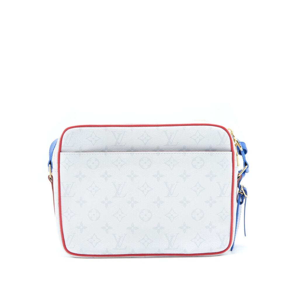 AAA Replica Louis Vuitton LV 2020 LV X NBA WHITE MONOGRAM NIL MESSENGER BAG