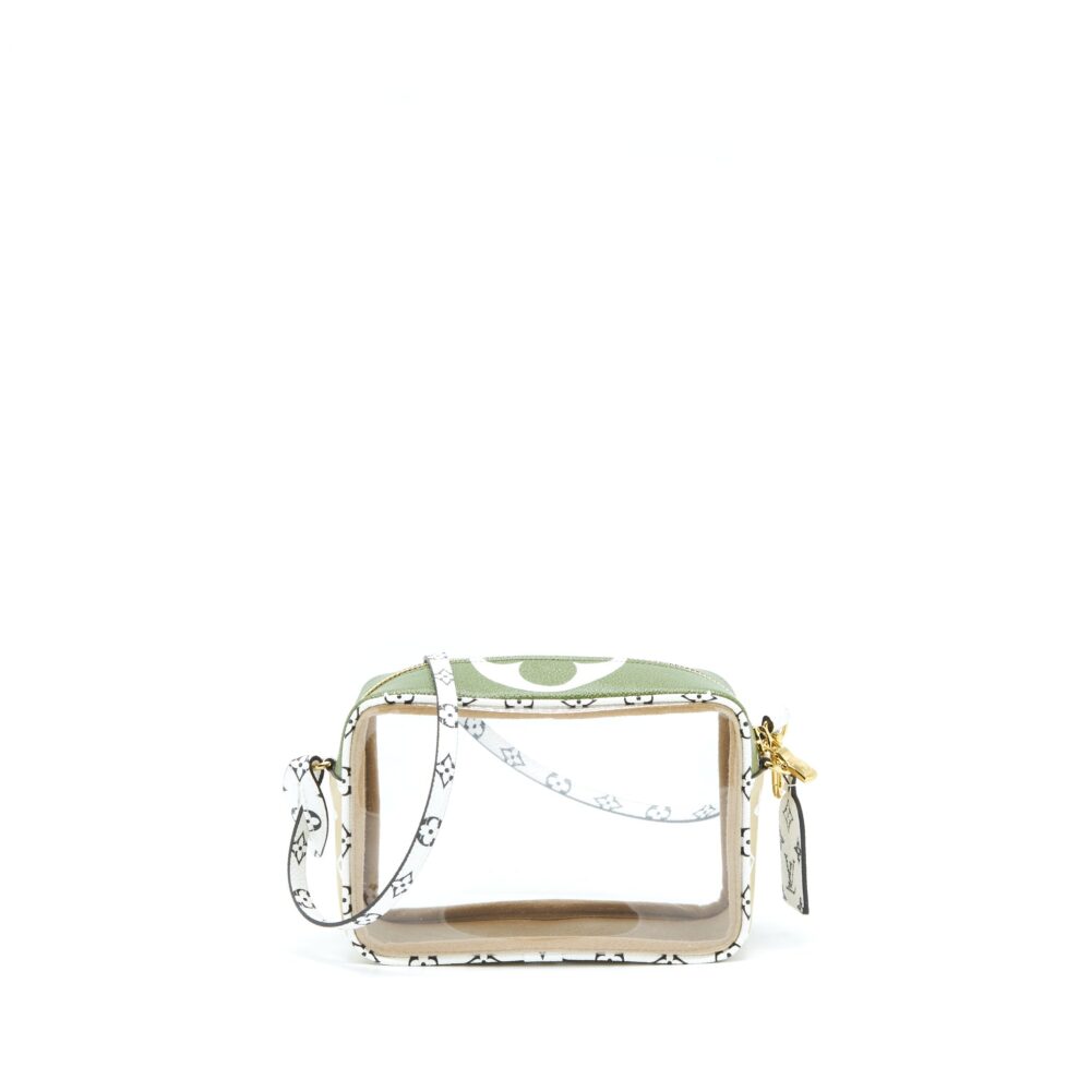 AAA Replica Louis Vuitton LV PVC GIANT BEACH POUCH MULTICOLOUR WITH AN EXTRA STRAP