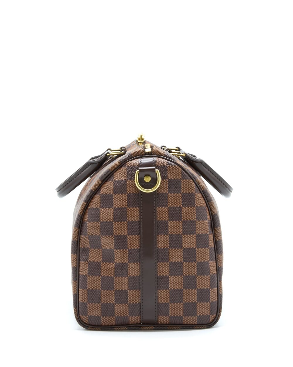 AAA Replica Louis Vuitton LV SPEEDY BANDOULIERE 30 DAMIER EBENE CANVAS