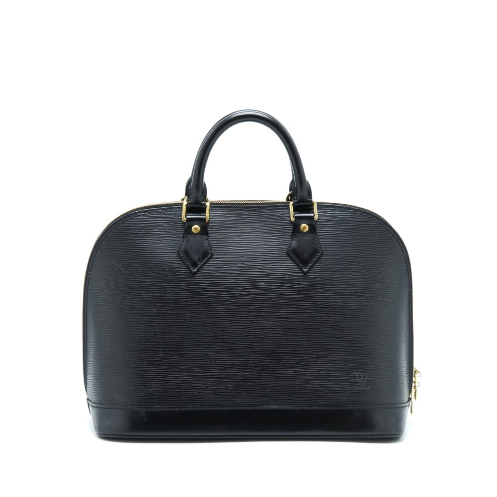 AAA Replica Louis Vuitton LV ALMA BAG EPI BLACK GHW