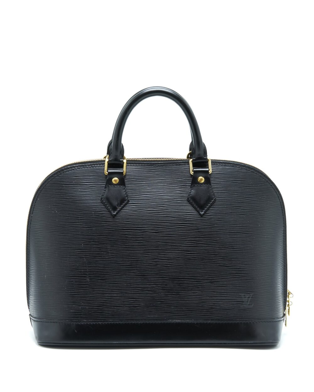 AAA Replica Louis Vuitton LV ALMA BAG EPI BLACK GHW