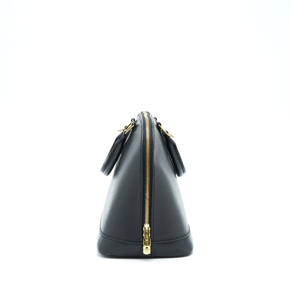 AAA Replica Louis Vuitton LV ALMA BAG EPI BLACK GHW
