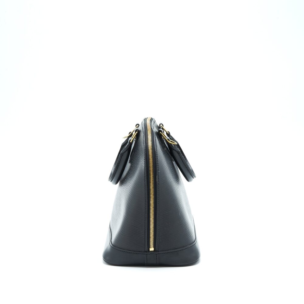 AAA Replica Louis Vuitton LV ALMA BAG EPI BLACK GHW