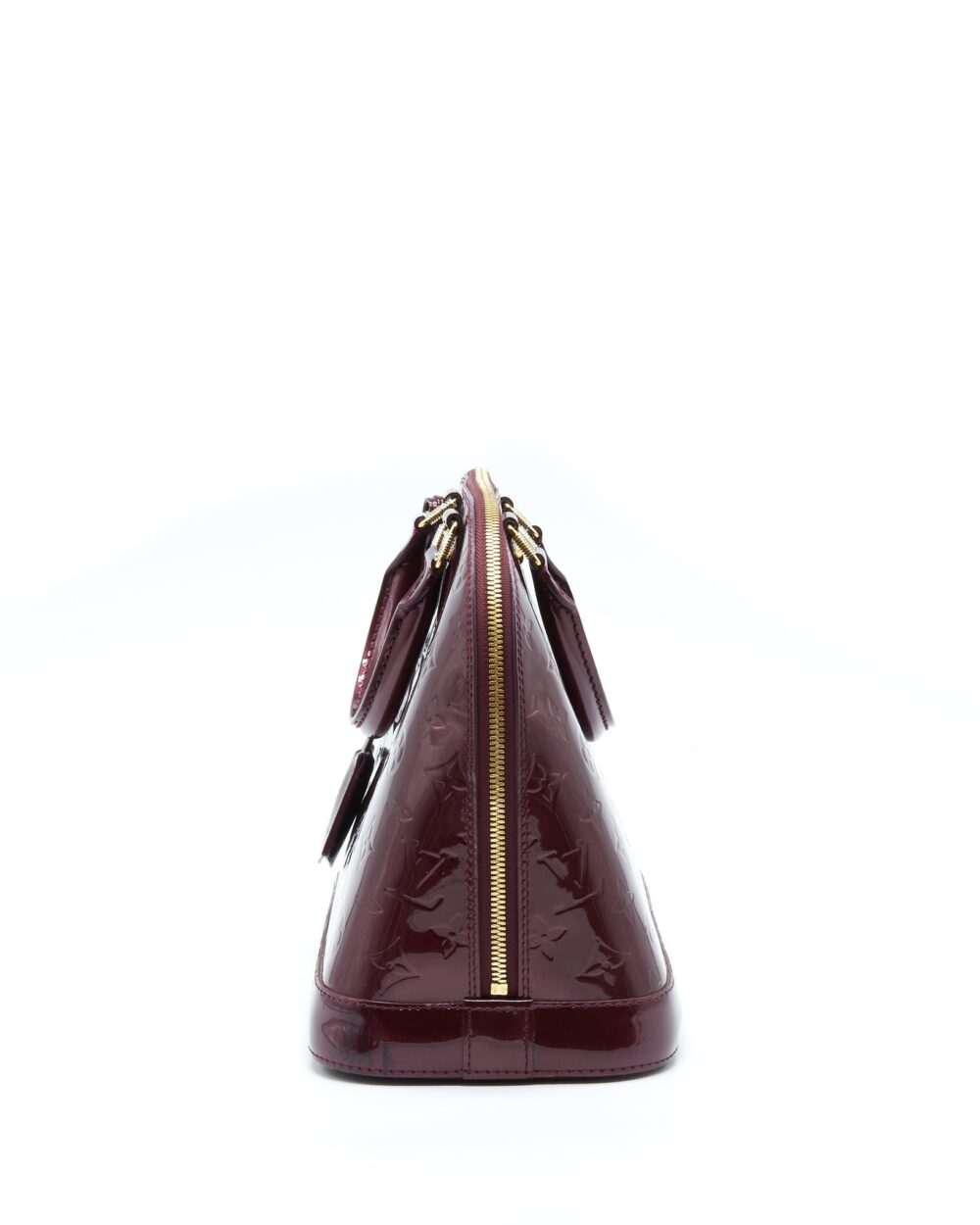 AAA Replica Louis Vuitton LV ALMA PM PATENT AMARANTE GHW