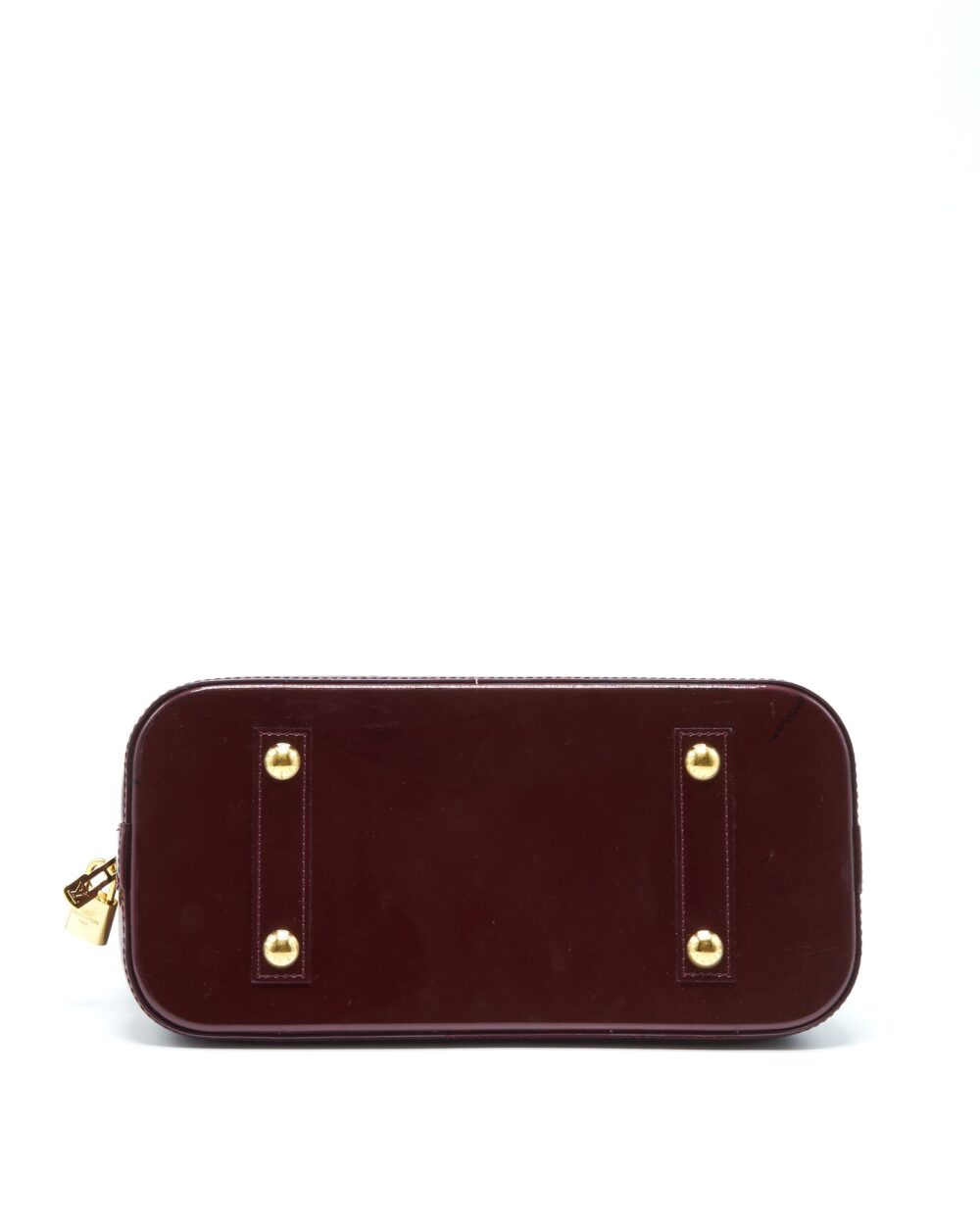 AAA Replica Louis Vuitton LV ALMA PM PATENT AMARANTE GHW