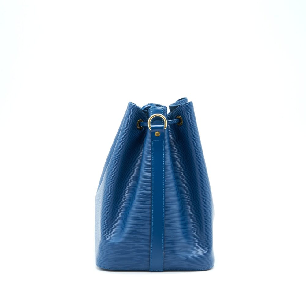 AAA Replica Louis Vuitton LV VINTAGE PETITE NOE EPI BLUE GHW