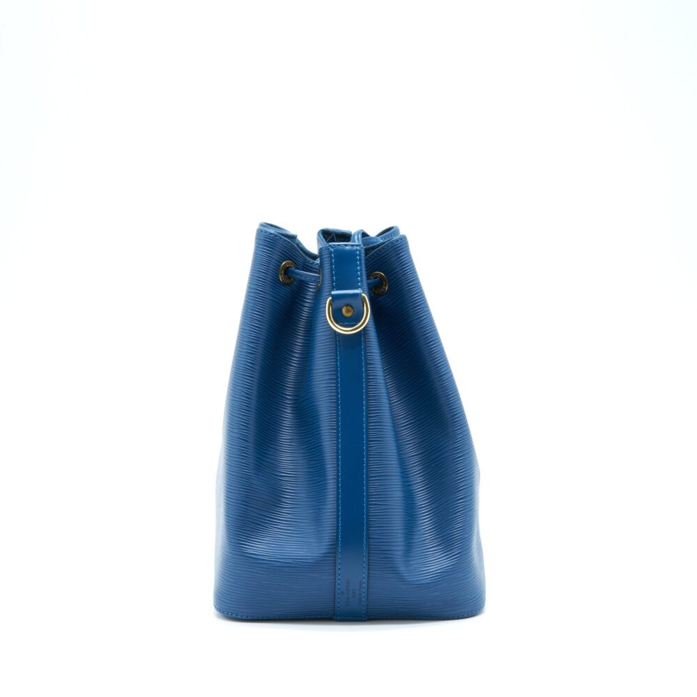 AAA Replica Louis Vuitton LV VINTAGE PETITE NOE EPI BLUE GHW