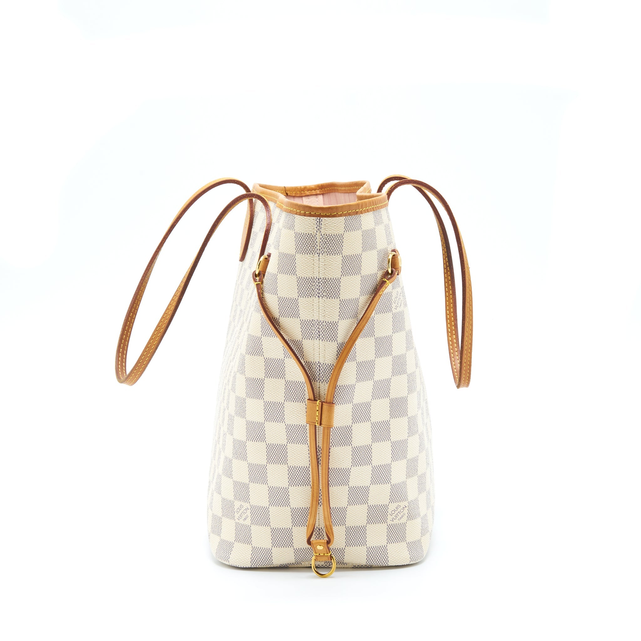 AAA Replica Louis Vuitton LV Neverfull MM Damier Azur GHW