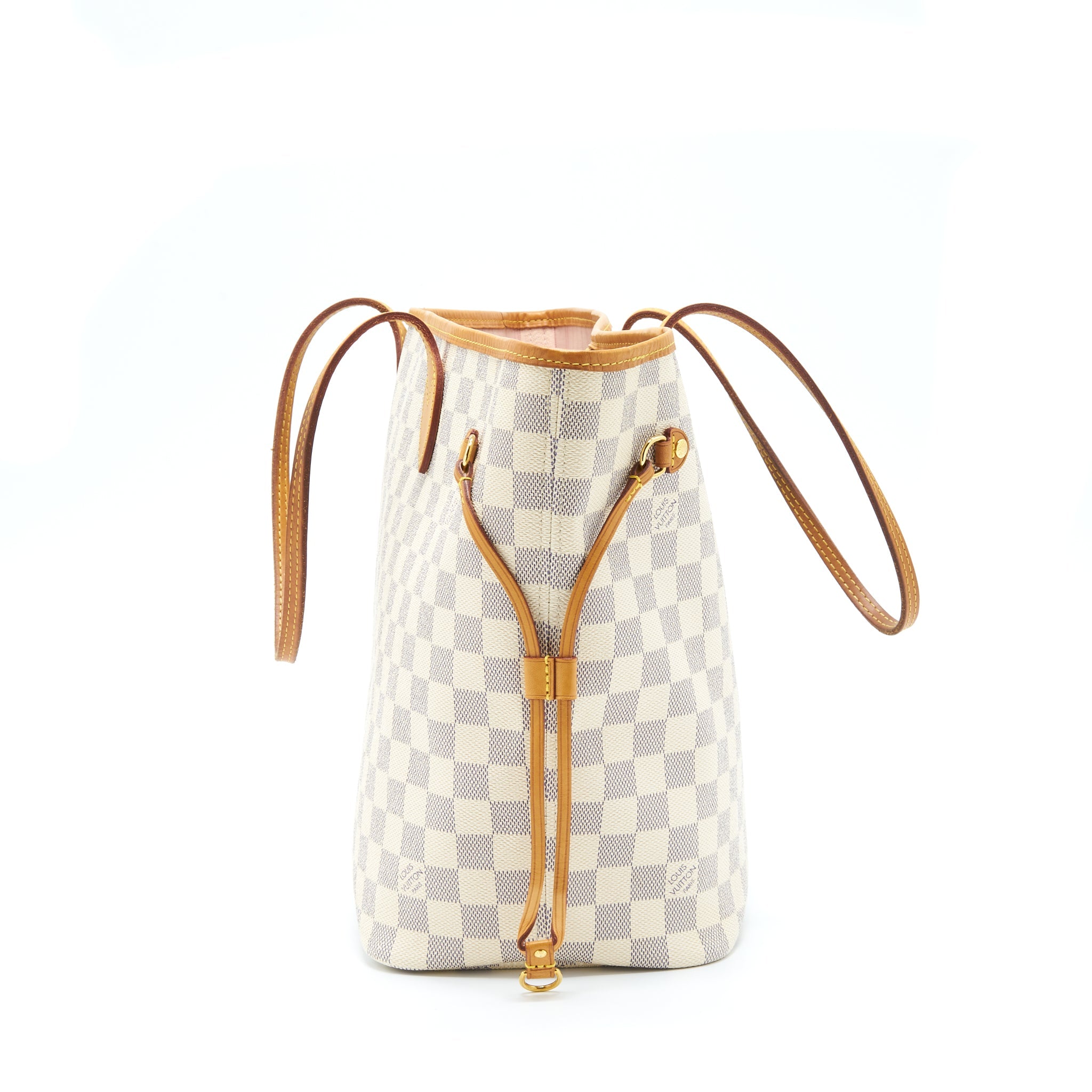 AAA Replica Louis Vuitton LV Neverfull MM Damier Azur GHW