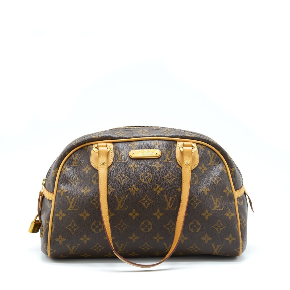 AAA Replica Louis Vuitton LV MONTORGUEIL PM TOTE BAG MONOGRAM CANVAS GHW