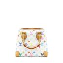 AAA Replica Louis Vuitton LV VINTAGE TOTE BAG WHITE/MULTICOLOUR GHW