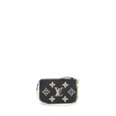 AAA Replica Louis Vuitton LV MINI POCHETTE ACCESSORIES BICOLOUR MONOGRAM ‘EM-REINTEGRATION BLACK SHW