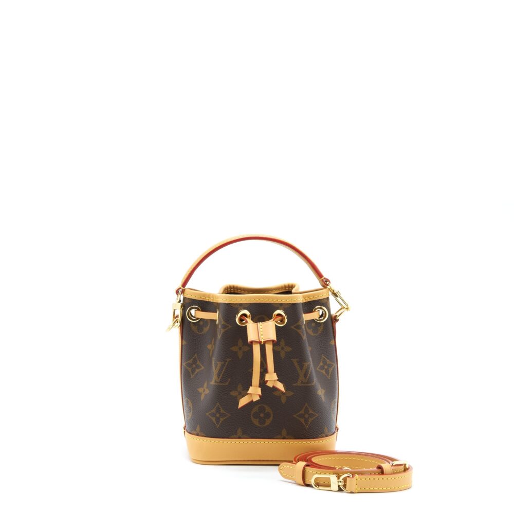AAA Replica Louis Vuitton LV NANO NOE NEW VERSION MONOGRAM CANVAS GHW