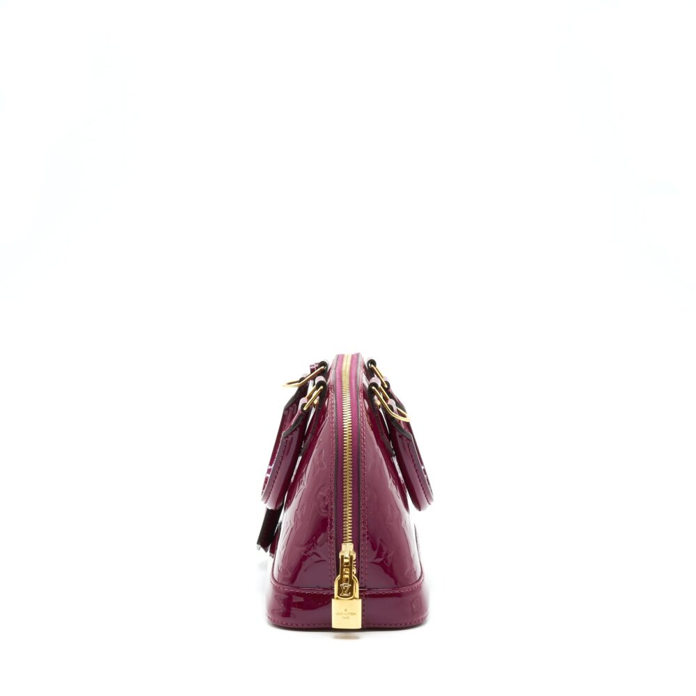 AAA Replica Louis Vuitton LV ALMA BB PATENT PURPLE GHW