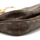 AAA Replica Louis Vuitton LV MULTI POCHETTE ACCESSORIES ROSE CLAIR MONOGRAM CANVAS GHW