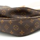 AAA Replica Louis Vuitton LV MULTI POCHETTE ACCESSORIES ROSE CLAIR MONOGRAM CANVAS GHW