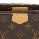 AAA Replica Louis Vuitton LV MULTI POCHETTE ACCESSORIES ROSE CLAIR MONOGRAM CANVAS GHW