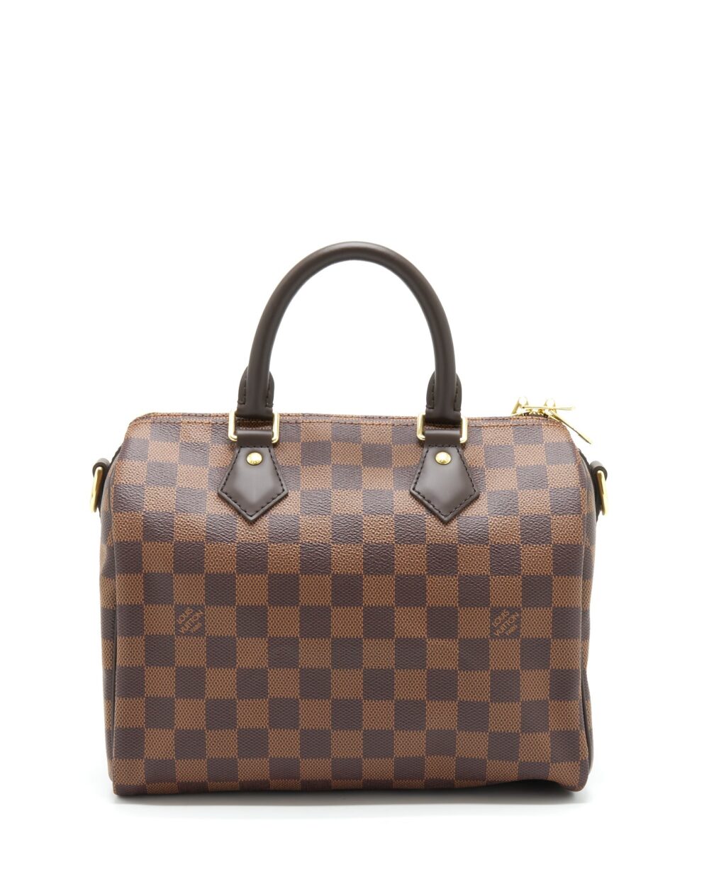 AAA Replica Louis Vuitton LV SPEEDY BANDOULIERE 25 DAMIER EBENE CANVAS GHW