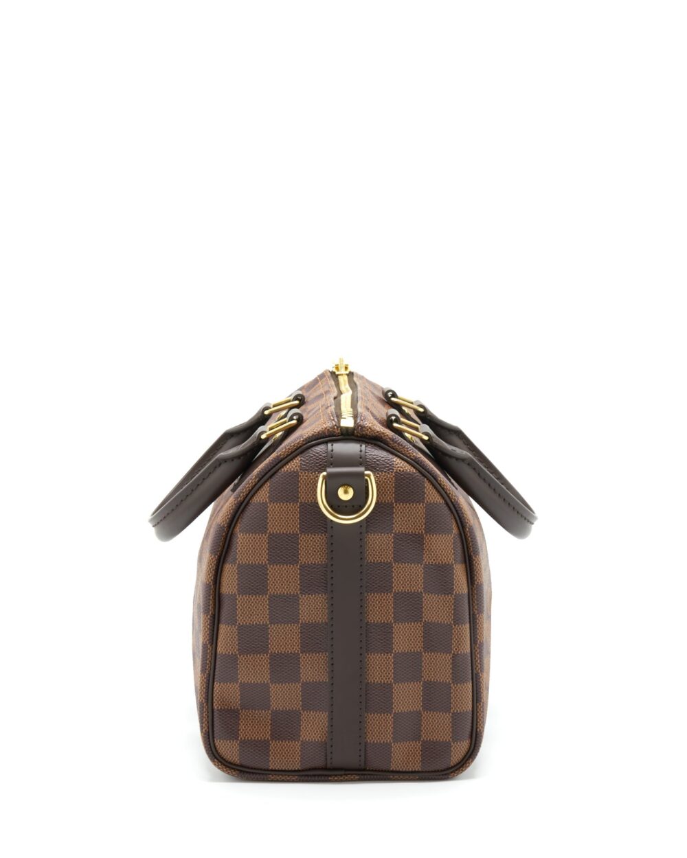 AAA Replica Louis Vuitton LV SPEEDY BANDOULIERE 25 DAMIER EBENE CANVAS GHW
