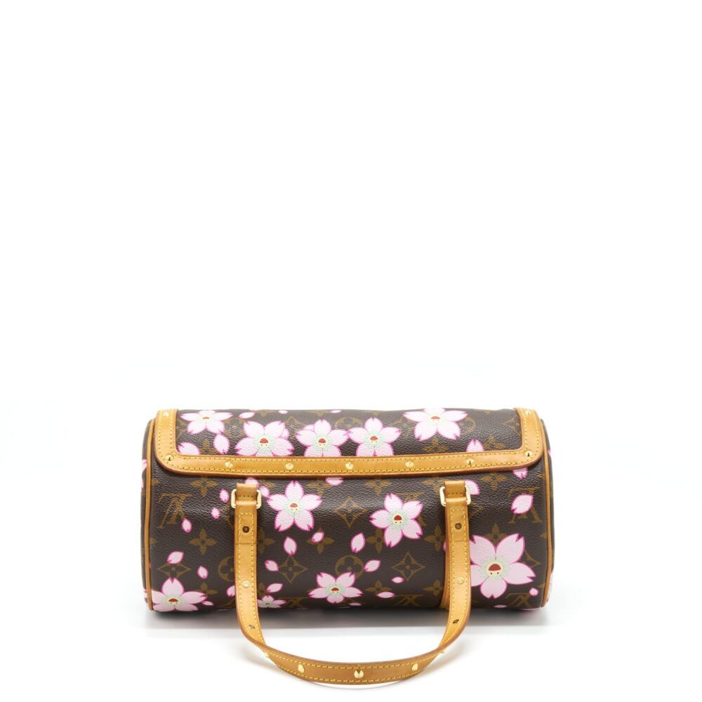 AAA Replica Louis Vuitton LV VINTAGE PAPILLON CHERRY BLOSSOM MONOGRAM CANVAS GHW