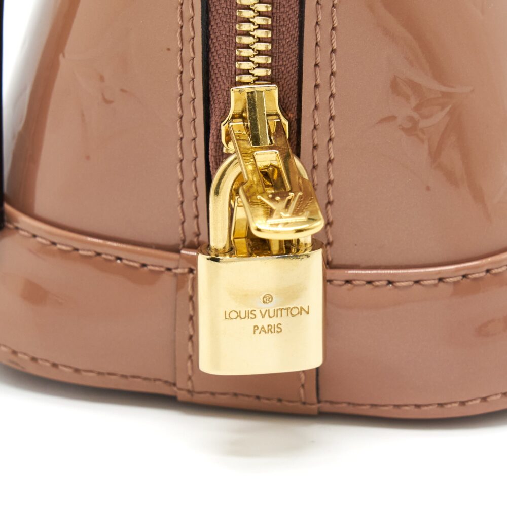 AAA Replica Louis Vuitton LV ALMA BB PATENT PINK GHW