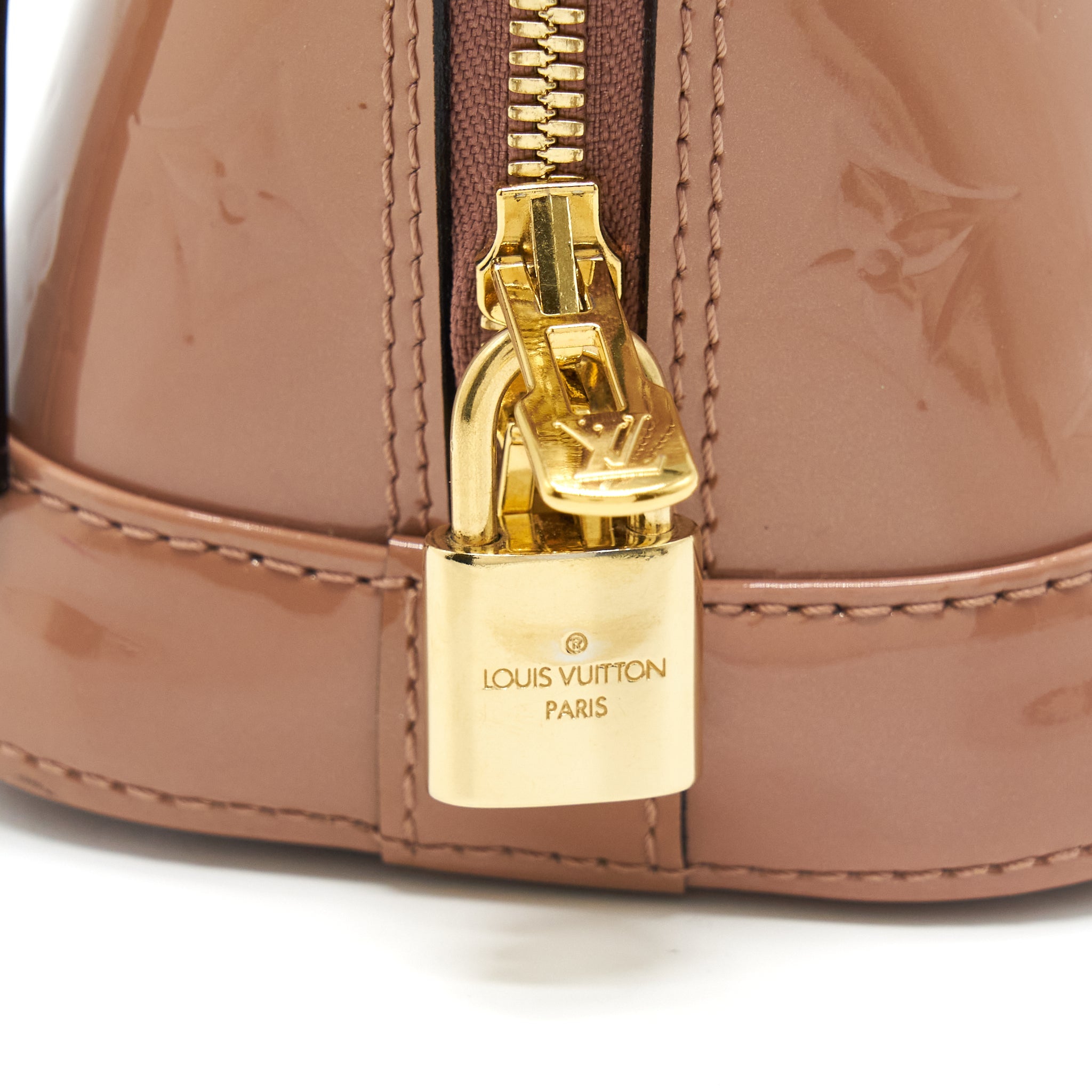 AAA Replica Louis Vuitton LV ALMA BB PATENT PINK GHW