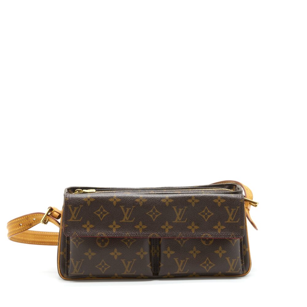AAA Replica Louis Vuitton LV VINTAGE MONOGRAM SHOULDER BAG GHW