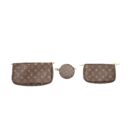 AAA Replica Louis Vuitton LV MULTI POCHETTE MONOGRAM ACCESSORIES KHAKI STRAP