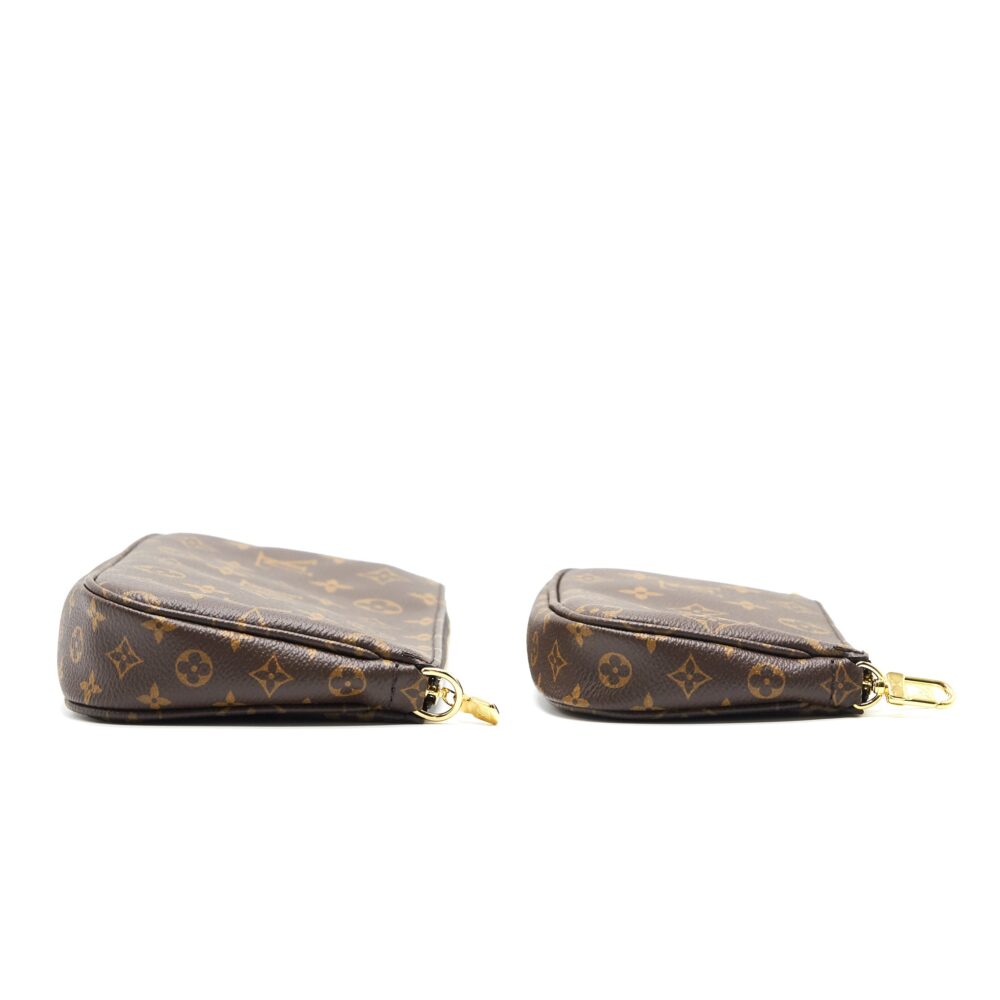 AAA Replica Louis Vuitton LV MULTI POCHETTE MONOGRAM ACCESSORIES KHAKI STRAP