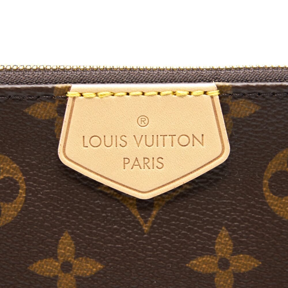 AAA Replica Louis Vuitton LV MULTI POCHETTE MONOGRAM ACCESSORIES KHAKI STRAP