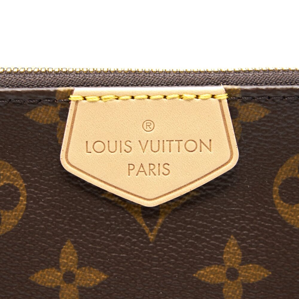 AAA Replica Louis Vuitton LV MULTI POCHETTE ACCESSORIES MONOGRAM KHAKI STRAP