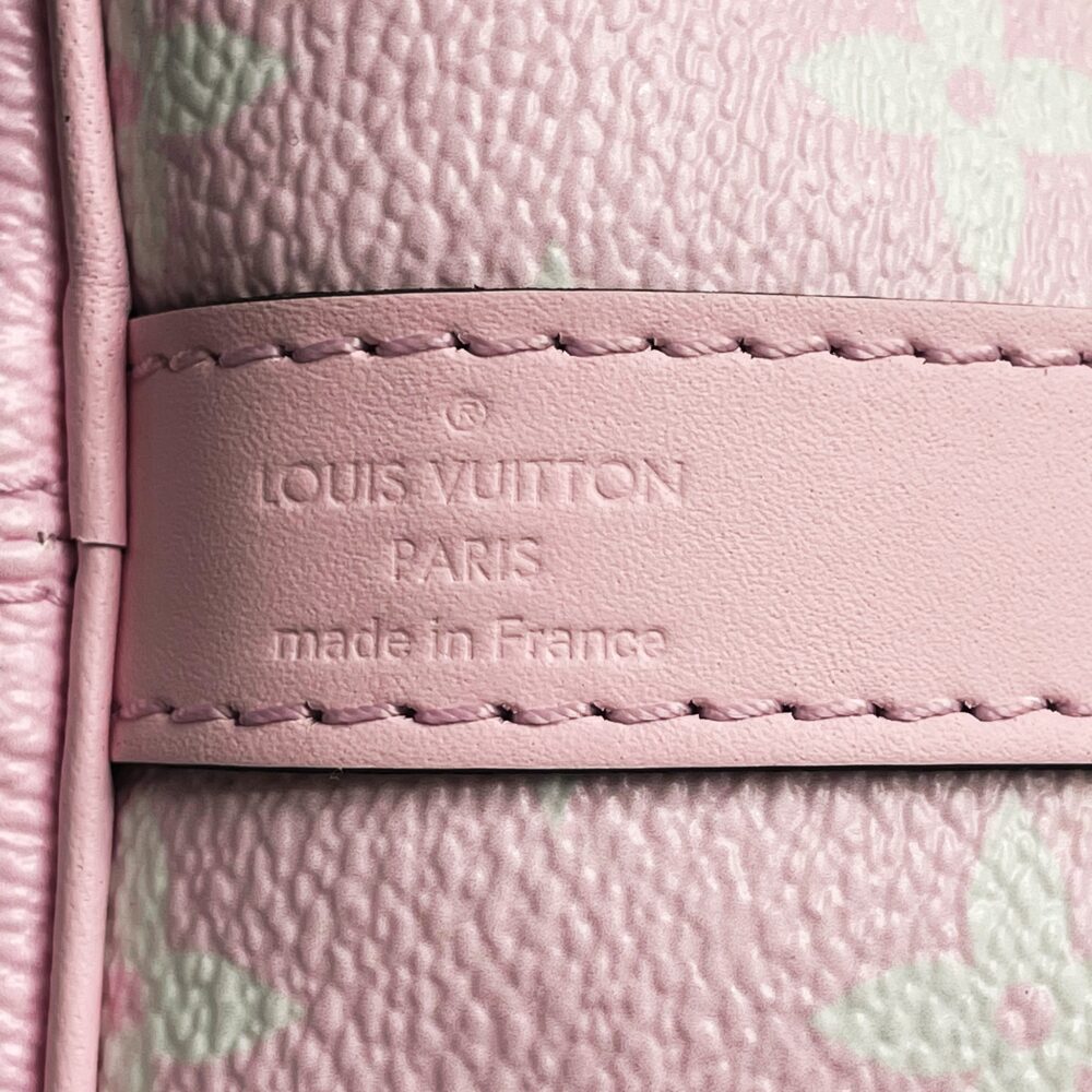 AAA Replica Louis Vuitton LV SPEEDY BANDOULIERE 30 MONOGRAM ESCAL GIANT CANVAS PASTEL PINK SHW