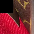 AAA Replica Louis Vuitton LV ALMA BB LIMITED EDITION VERNI MIROIR PATENT RED/MONOGRAM CANVAS GHW