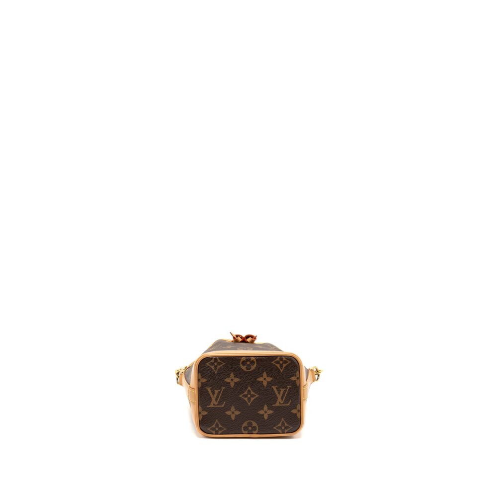 AAA Replica Louis Vuitton LV NANO NOE MONOGRAM CANVAS GHW