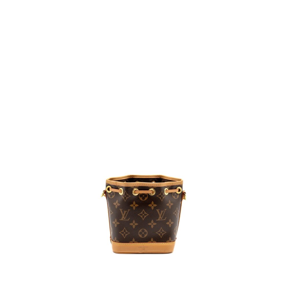 AAA Replica Louis Vuitton LV NANO NOE MONOGRAM CANVAS GHW
