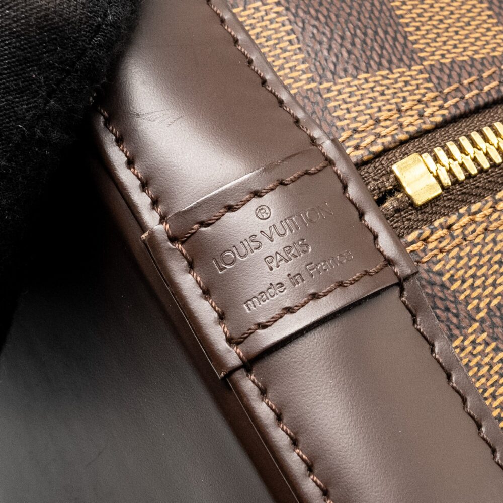 AAA Replica Louis Vuitton LV ALMA PM DAMIER EBENE CANVAS GHW