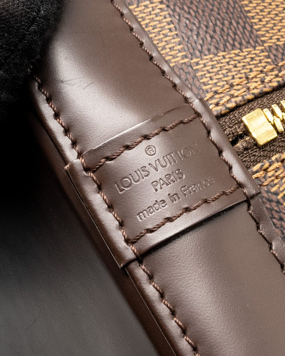 AAA Replica Louis Vuitton LV ALMA PM DAMIER EBENE CANVAS GHW